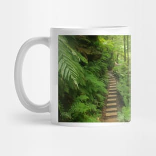 Pathway of ferns Mug